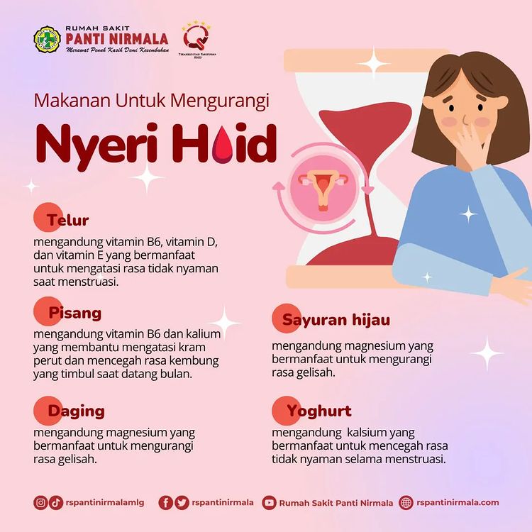 Makanan Untuk Mengurangi Nyeri haid