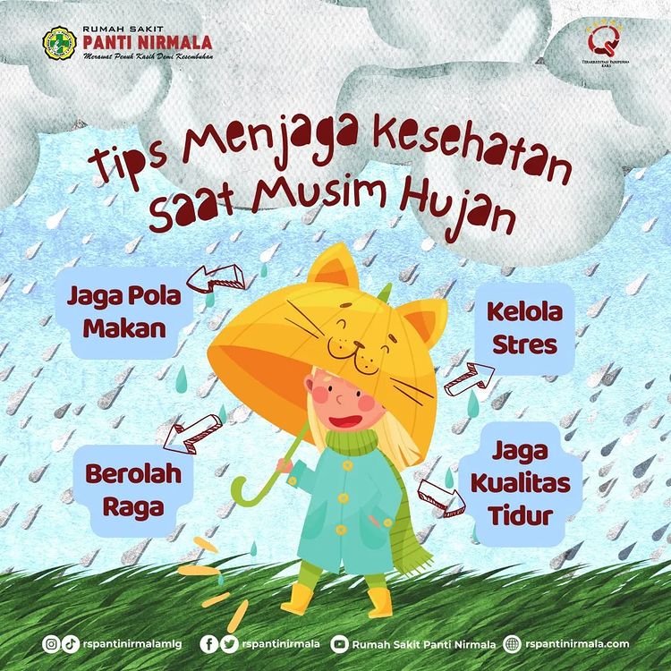 Tips Menjaga Kesehatan Saat Musim Hujan