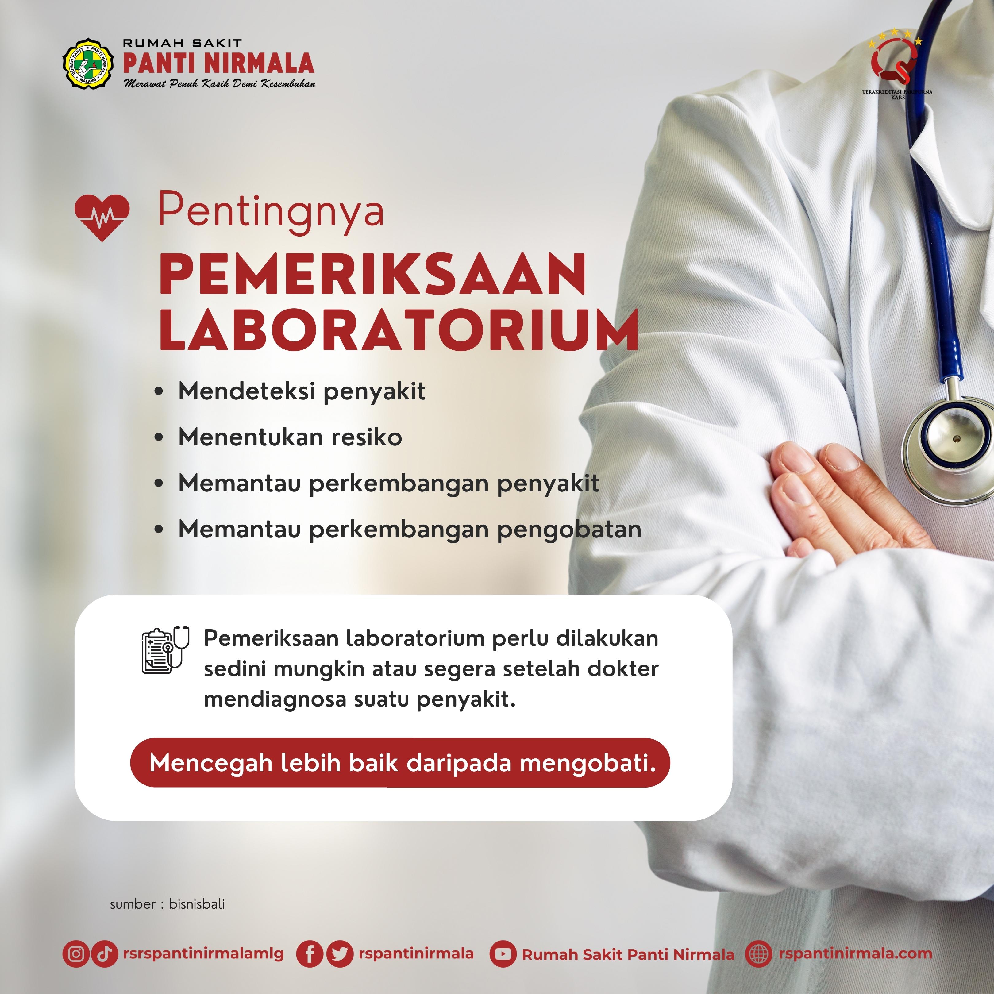 Pentingnya Pemeriksaan Laboratorium