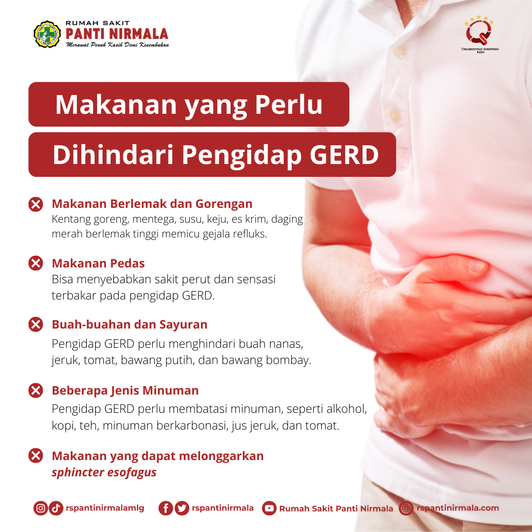 Makanan yang Perlu Dihindari Pengidap GERD