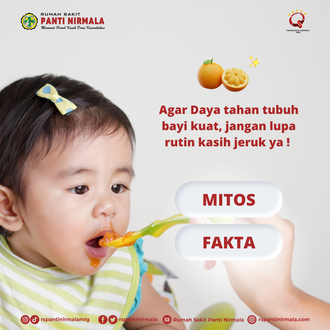 Mitos Fakta Bayi dan Jeruk