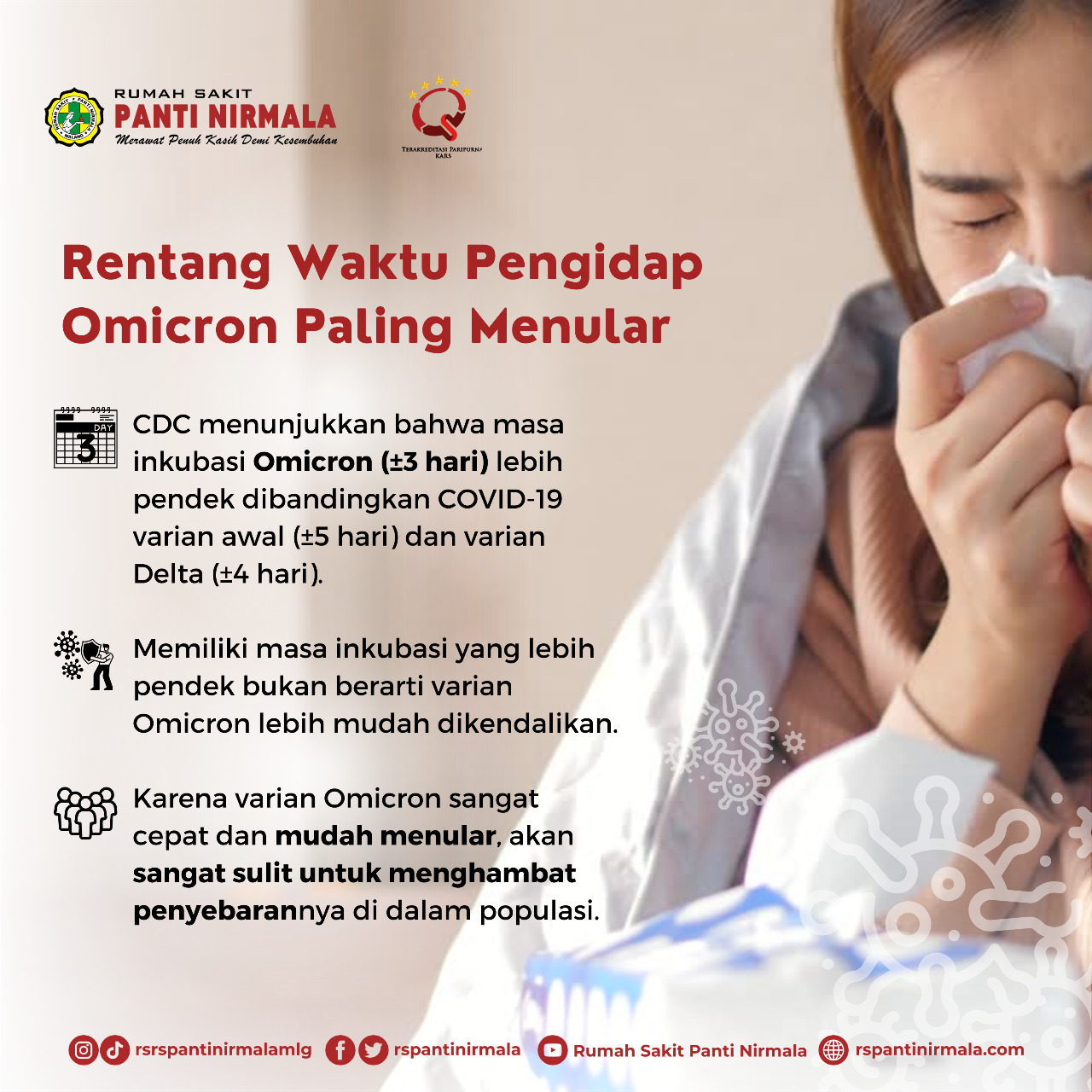 Rentang Waktu Pengidap Omicron Paling Menular