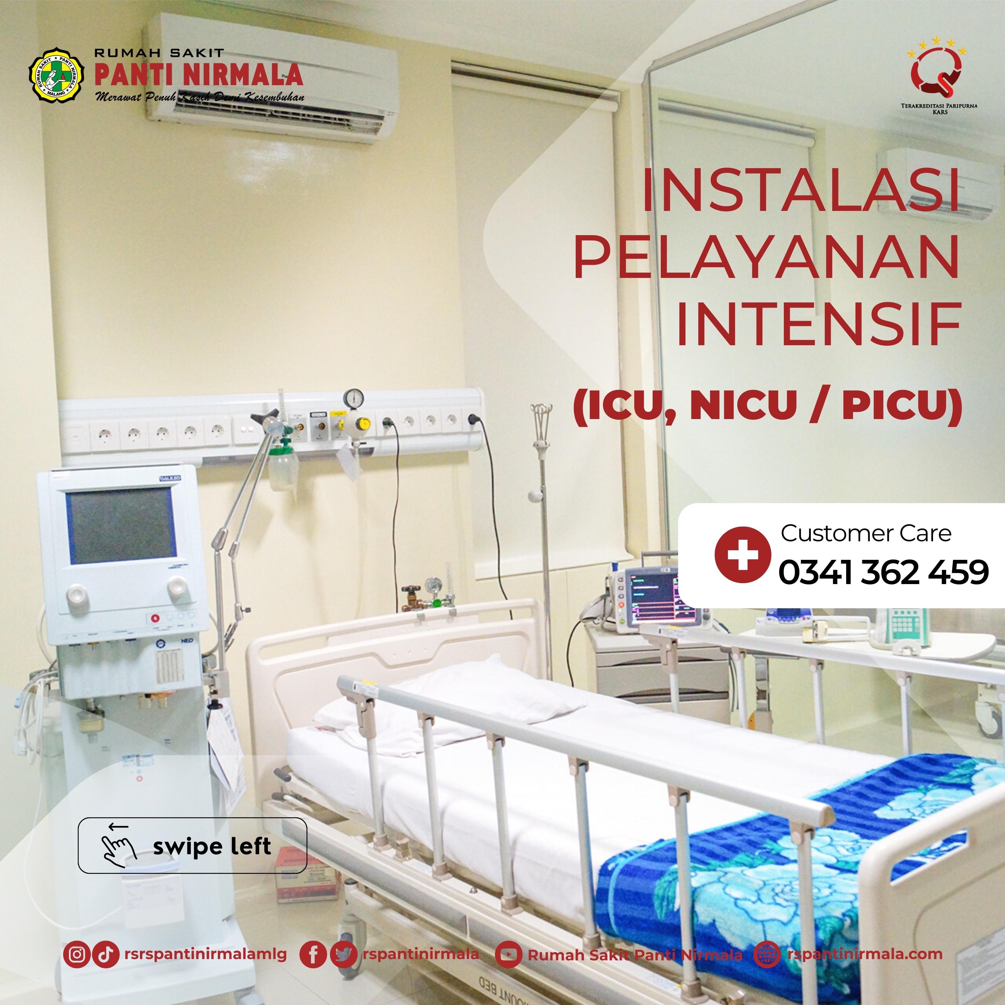 Instalasi Pelayanan Intensif (ICU, NICU / PICU)