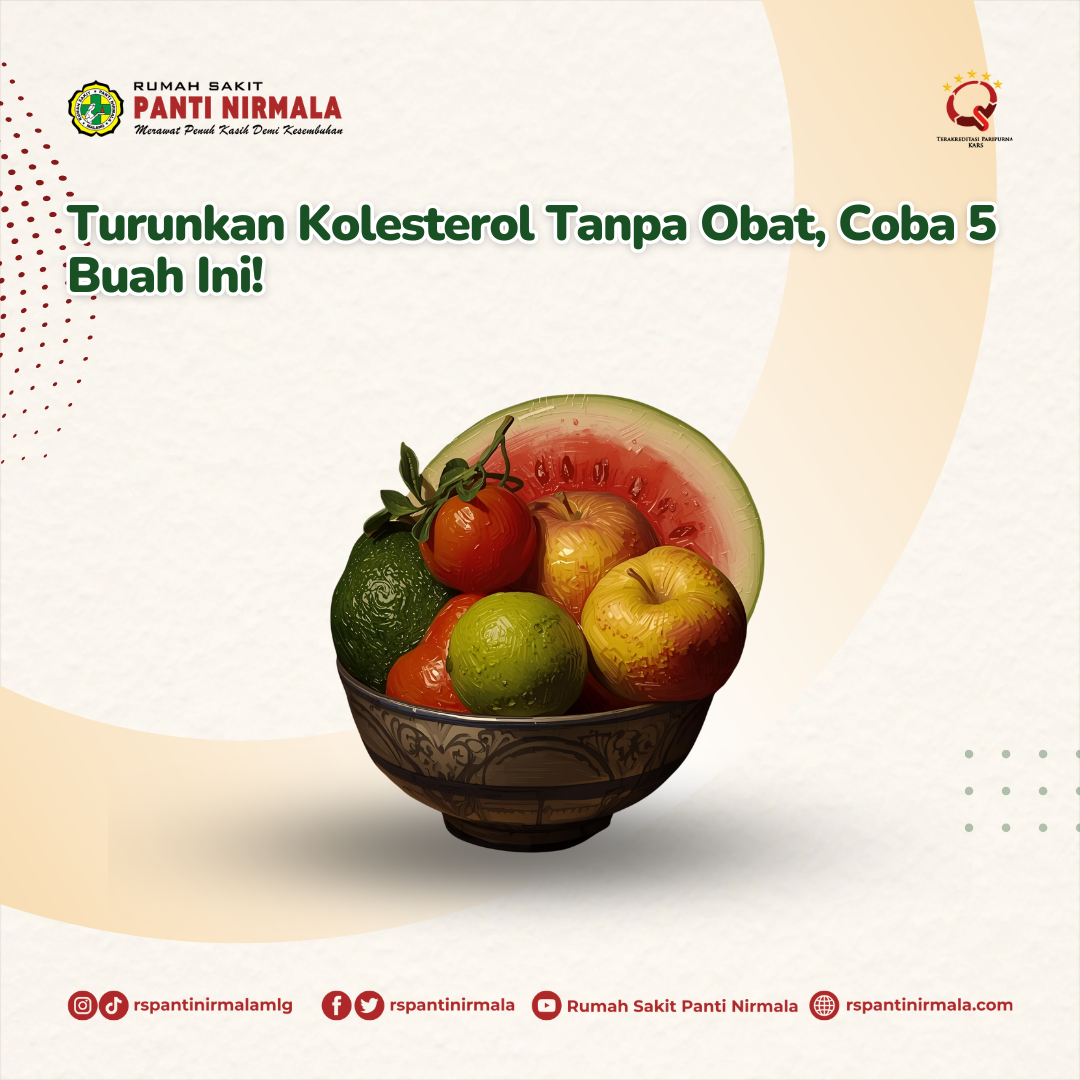 Turunkan Kolesterol Tanpa Obat, Coba 5 Buah Ini!