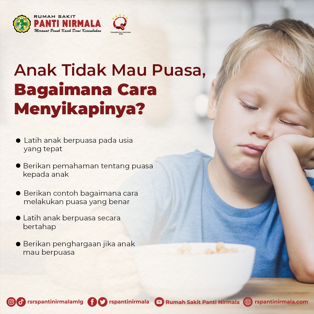 Anak tidak mau puasa, bagaimana cara menanggapinya?