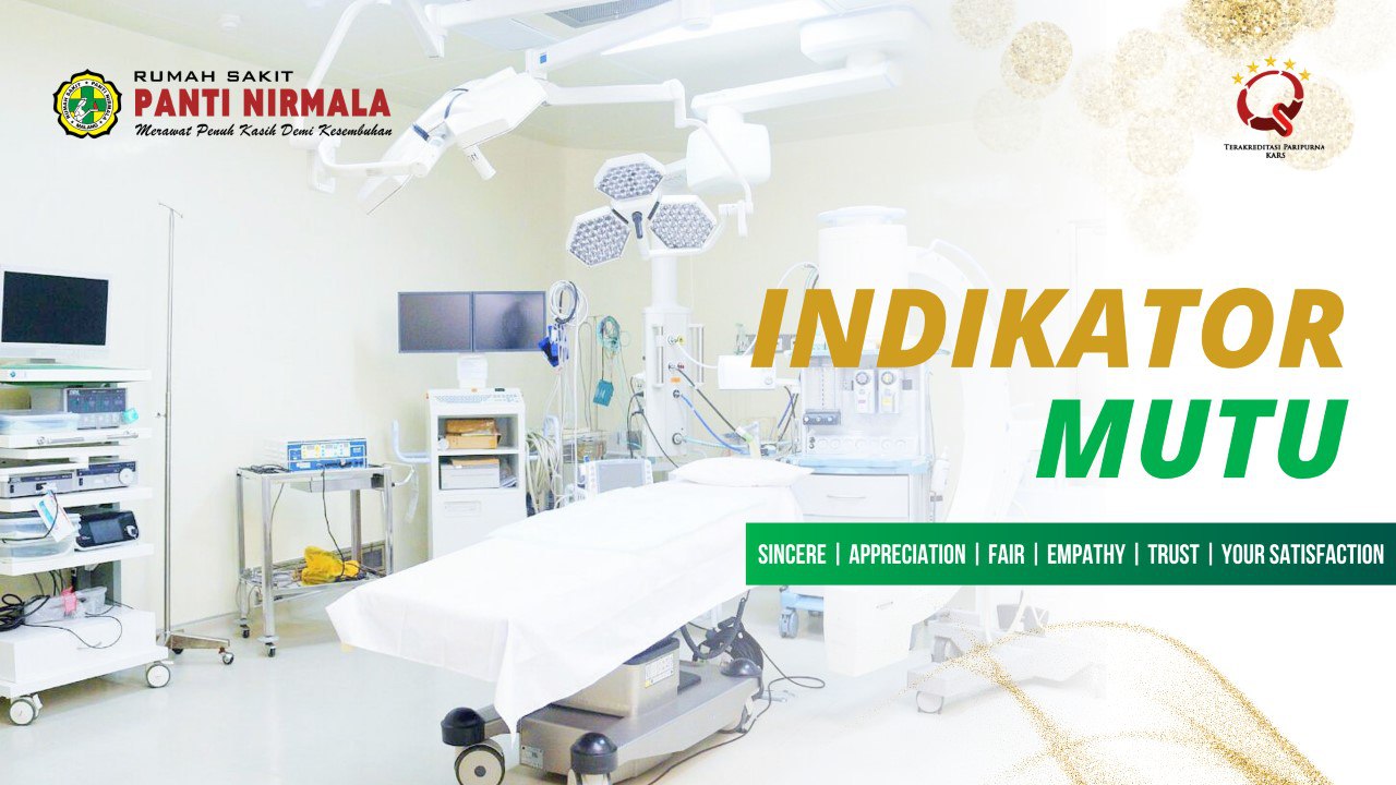 Indikator Mutu Rumah Sakit Panti Nirmala