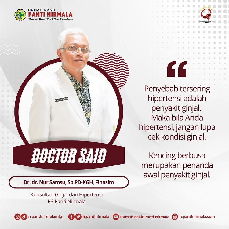 Pssstt.. pssssttt.. Ada pesan dari dokter Nur Samsu nih~