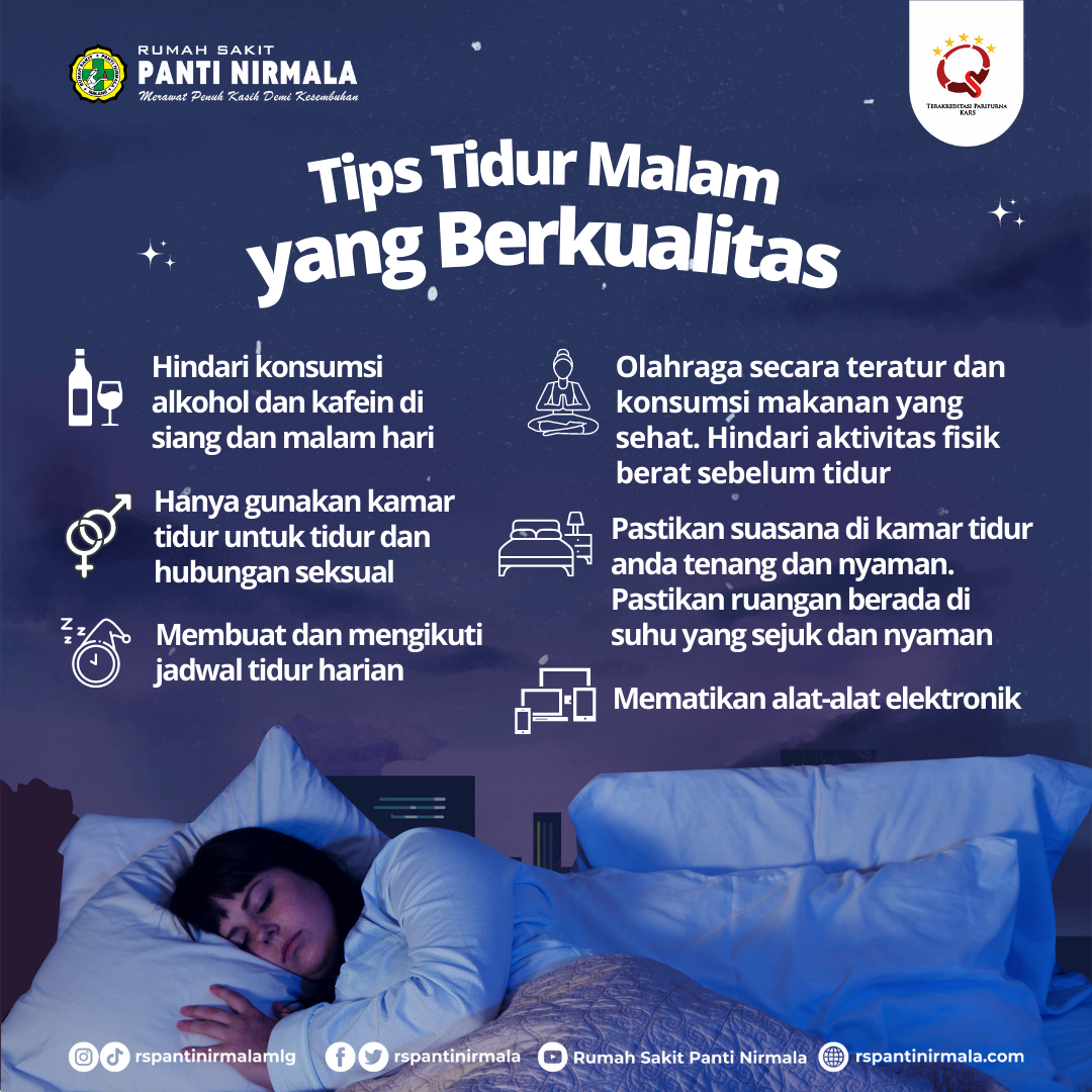 Tips Tidur Malam yang Berkualitas