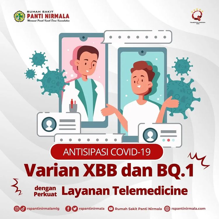 Antisipasi COVID-19 Varian XBB dan BQ.1 dengan Perkuat Layanan Telemedicine