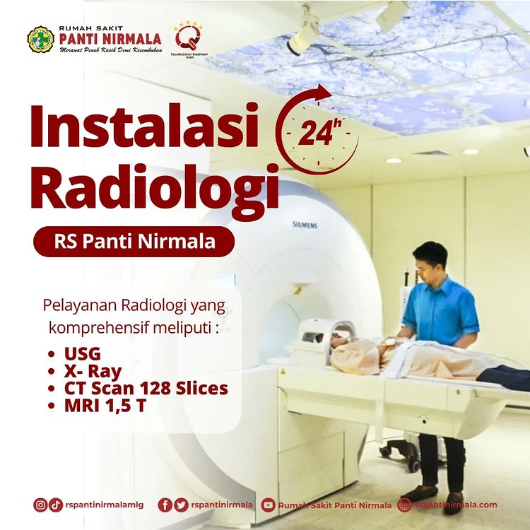 RS Panti Nirmala memiliki layanan Instalasi Radiologi