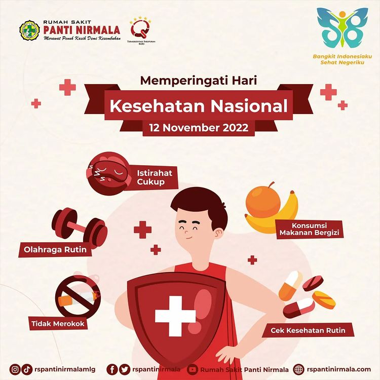 Selamat memperingati Hari Kesehatan Nasional!