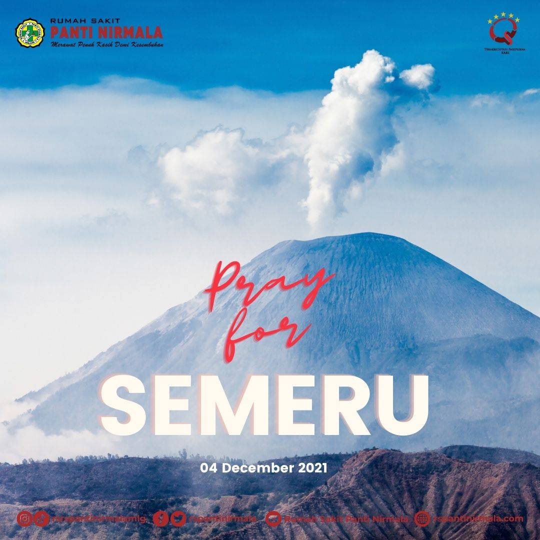 Pray for  Semeru