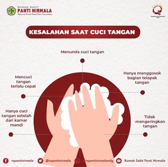 Kesalahan Saat Cuci Tangan